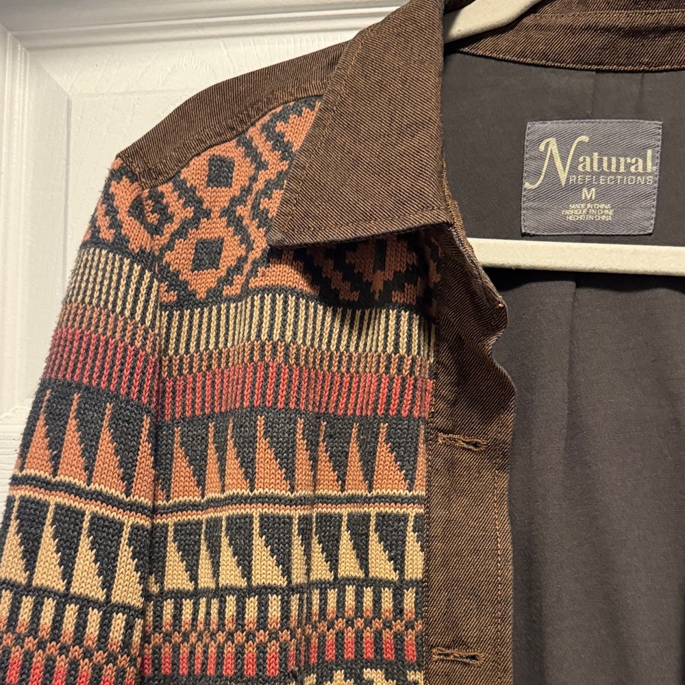 Natural Reflections Aztec Pattern Jacket - image 5